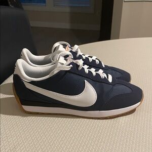 Nike Navy and White Athletic Shoes